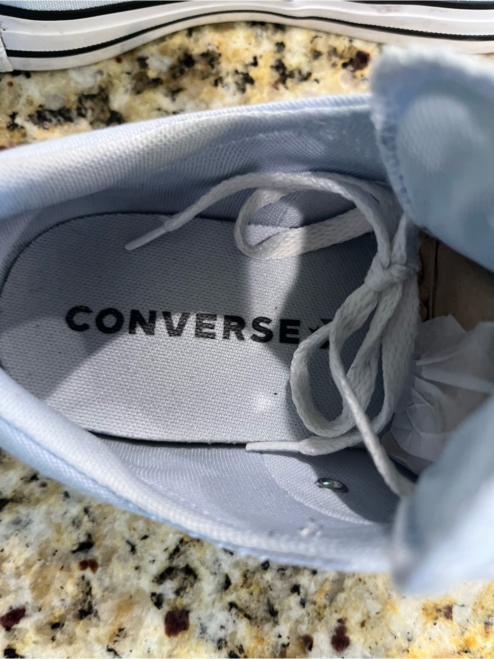 Converse All-Star Light Blue Low Top Canvas Sneakers Men’s 9 Women’s 11 - Picture 7 of 13